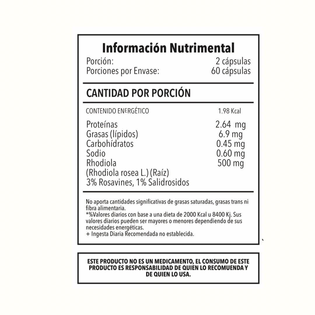 RHODIOLA ROSEA 500mg